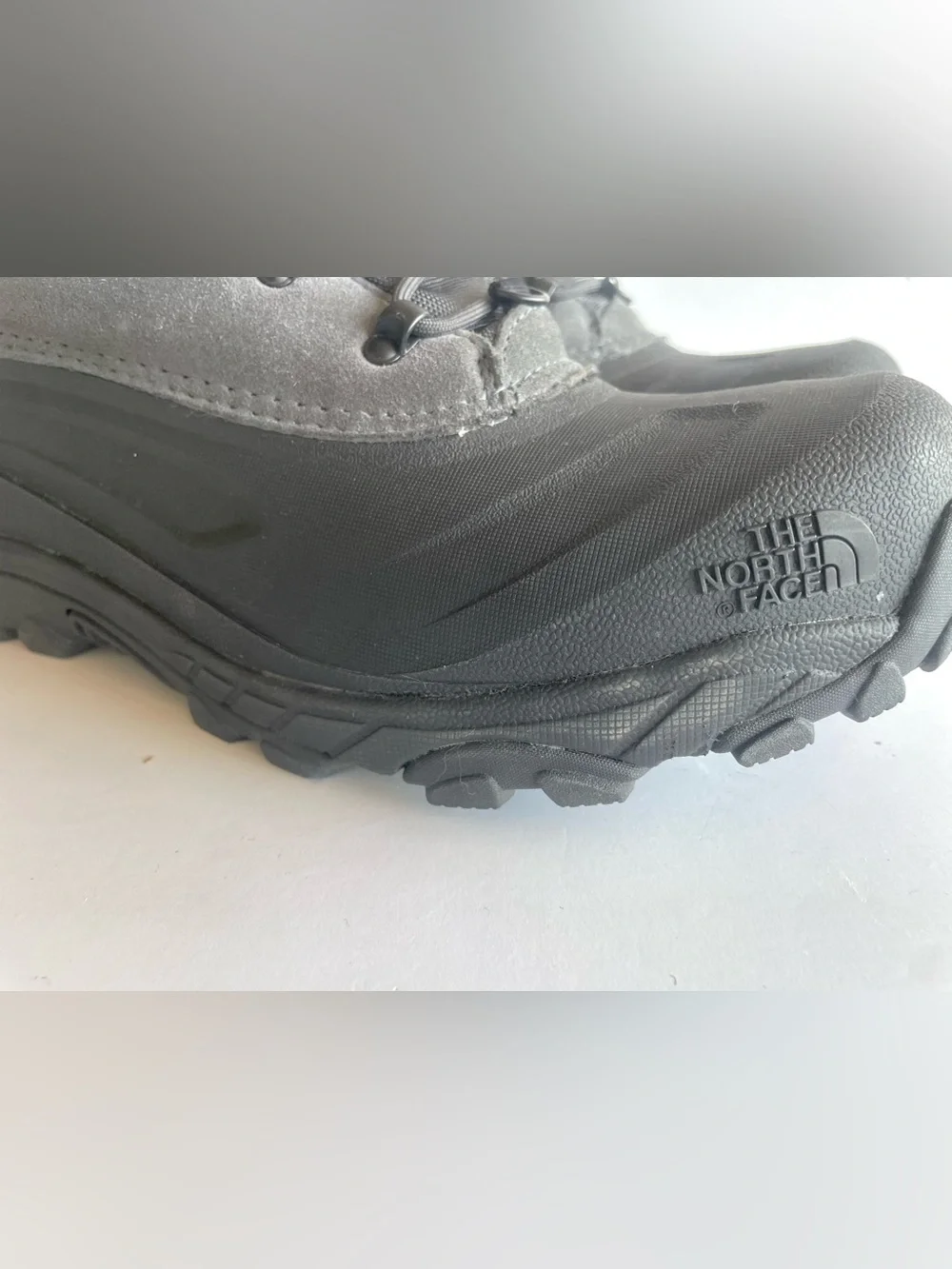 The North Face Black Gray Waterproof Winter Snow Hiking Boots Men's Size 13